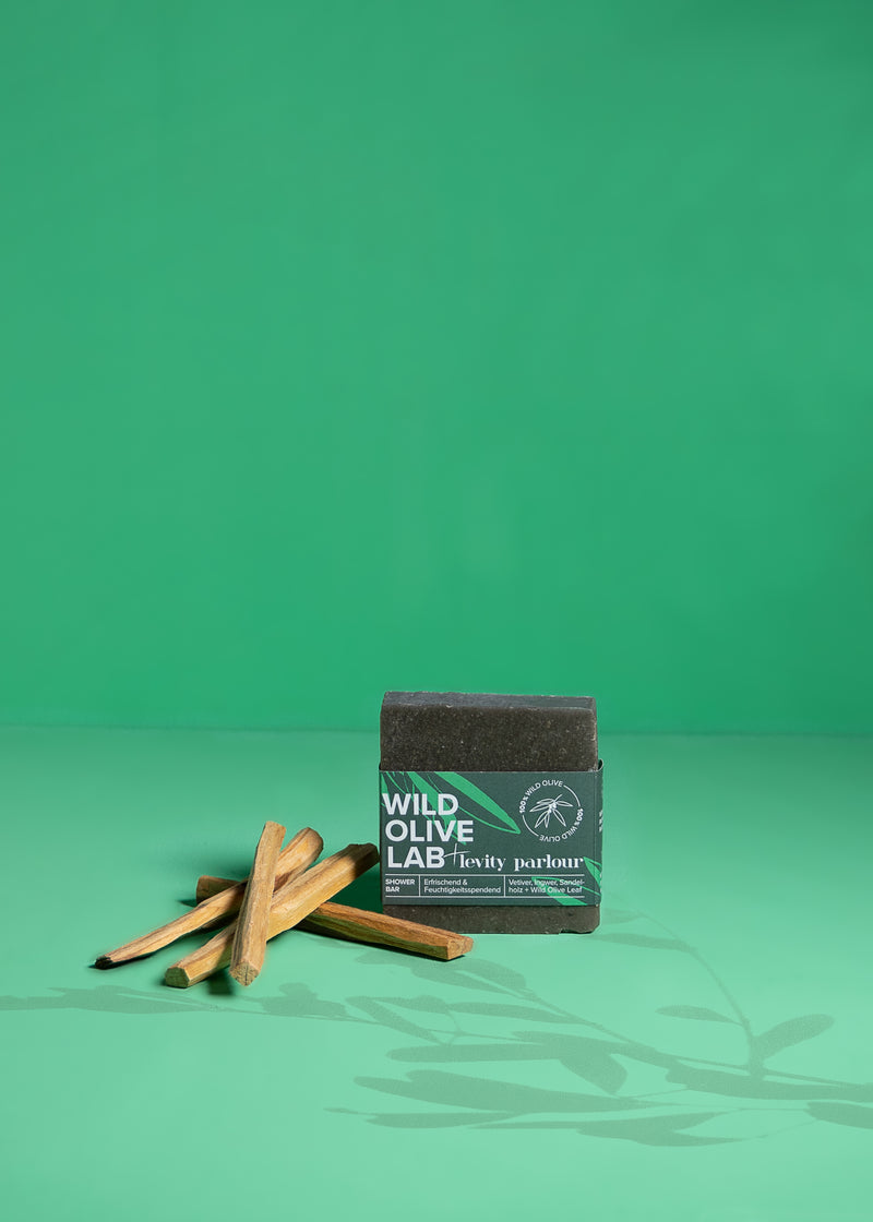 WILD OLIVE LAB x LEVITY PARLOUR Shower Bar Vetiver Ingwer Sandelholz